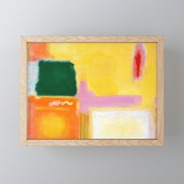 Mark Rothko - No 16 / No 12 (Mauve Intersection) Artwork Framed Mini Art Print