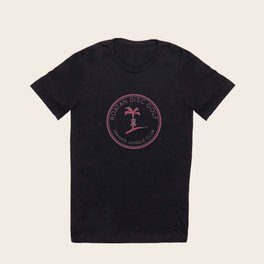 Roatan Disc Golf - Pink Logo T Shirt