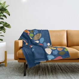 Color stones path collection 1 Throw Blanket
