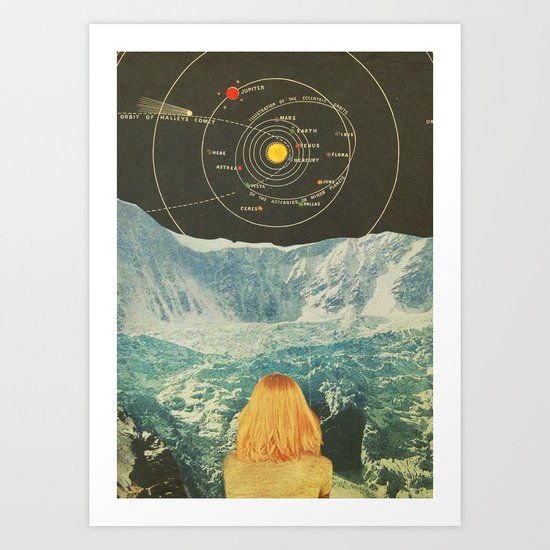 Orbitando Art Print