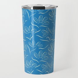Blue Floral Travel Mug