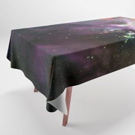young stars peach pink purple Tablecloth