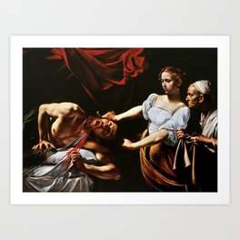 High Resolution - Judith Beheading Holofernes - Caravaggio Art Print