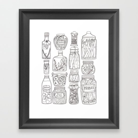 Pickles Print Framed Art Print
