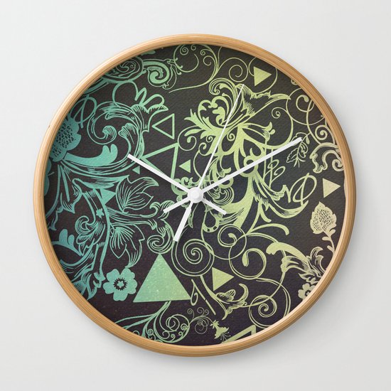 flower power Wall Clock