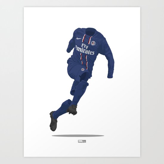 Paris St. Germain (PSG) 2012/13 Art Print