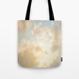 Pastel sky pixel art Tote Bag