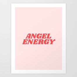 angel energy Art Print