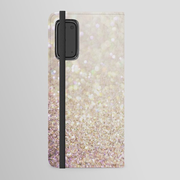 Iridescent Glitter Android Wallet Case