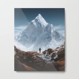 Mount Everest Metal Print | Travel, Everesteverest, Everest, Mounteverest, Tallestmountain, Mteverest, Himalayan, Vintage, Himalaya, Mountaineverest 