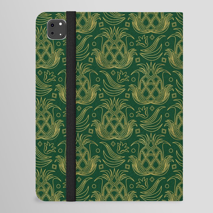Luxe Pineapple // Emerald Green iPad Folio Case