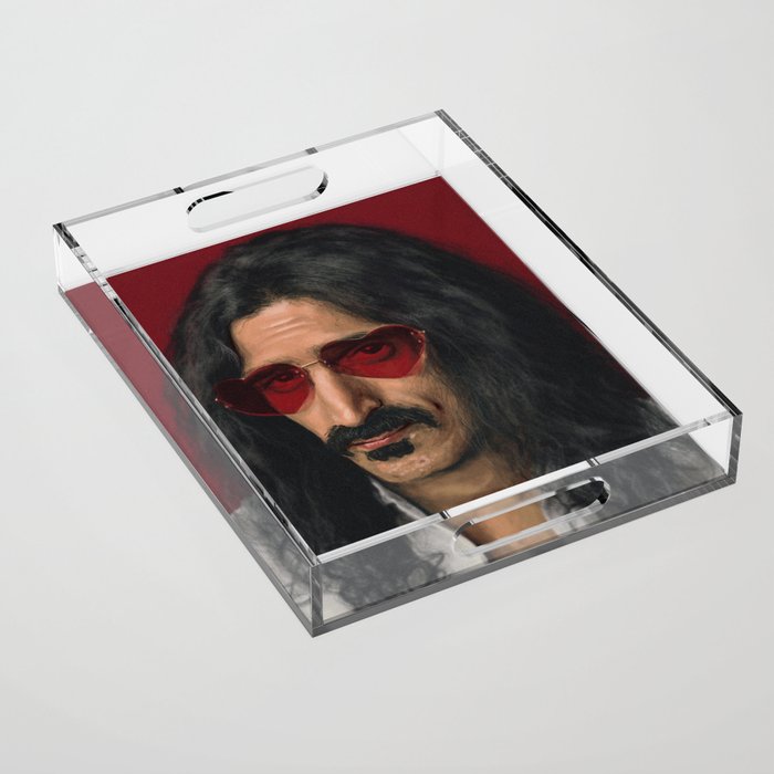 Zappa Heart Shape Glasses Acrylic Tray