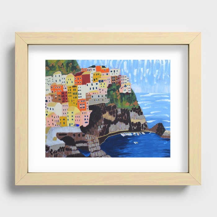 Shine - Cinque Terre, Italy Recessed Framed Print