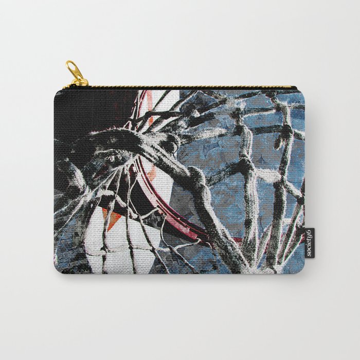 Basketball art swoosh vs 43 Carry-All Pouch