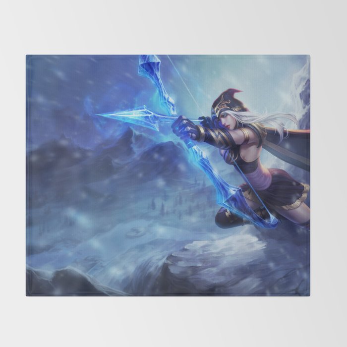 Classic Ashe League Of Legends Throw Blanket By Amumus