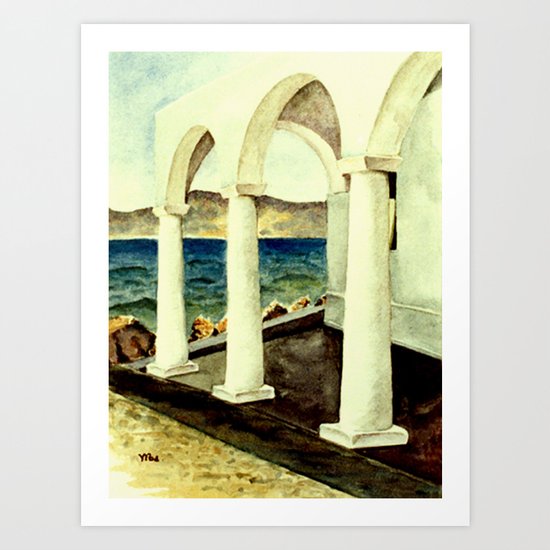 Greek Memories No. 7 Art Print