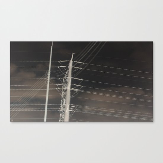 power lines Canvas Print