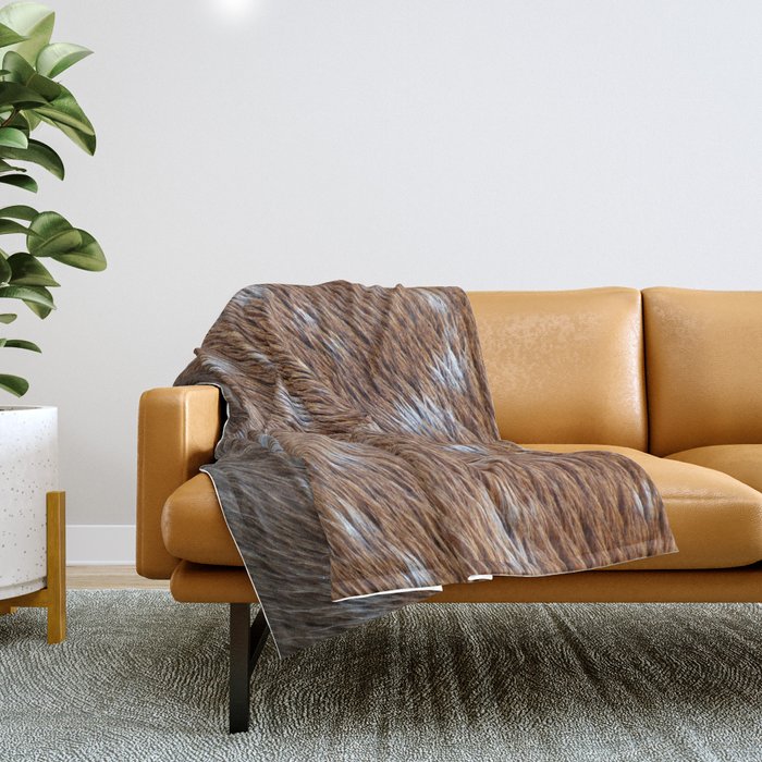 Deer Hide Throw Blanket