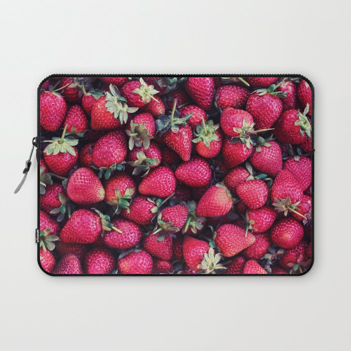Summer Strawberries Laptop Sleeve