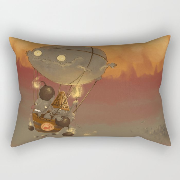 Goblin Balloon Brigade Rectangular Pillow