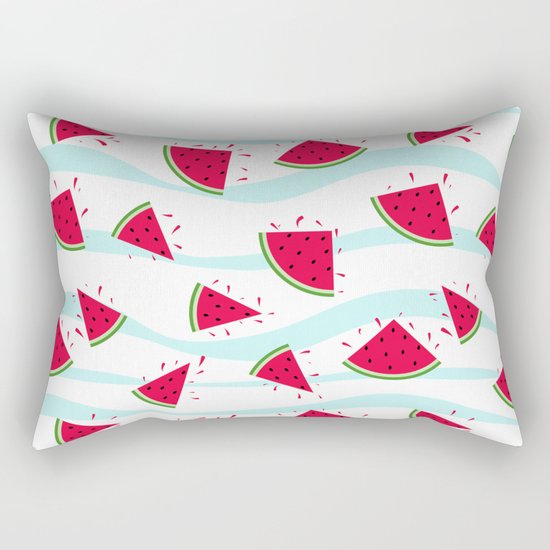 Watermelon pattern . Retro . Rectangular Pillow