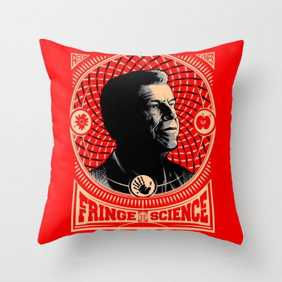 Walter Bishop - Fringe Science (RED) Throw Pillow
