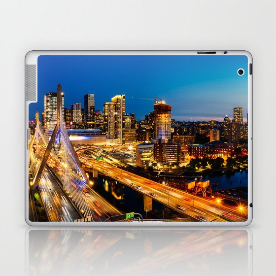 Boston City Skyline Laptop & iPad Skin