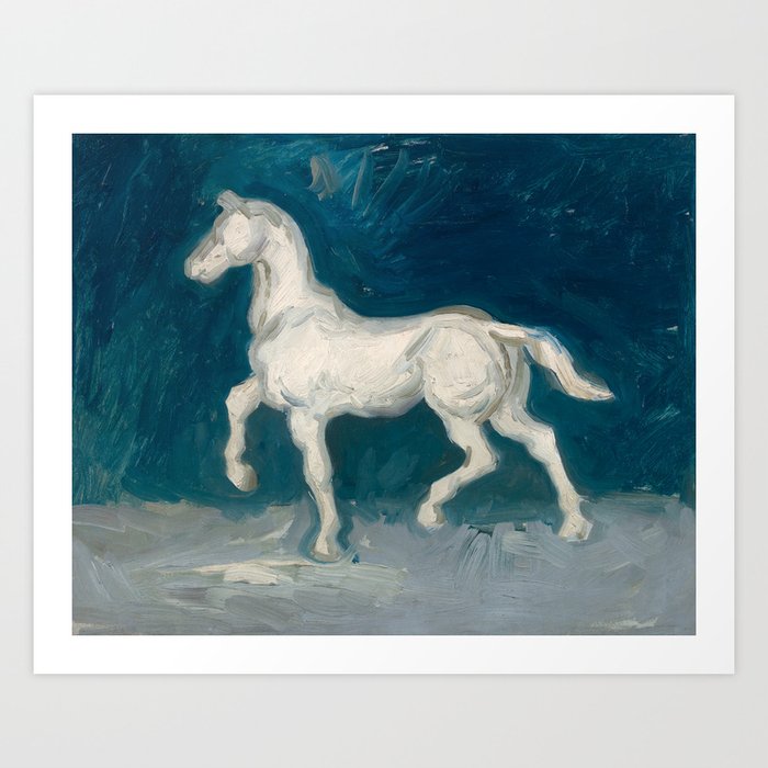 Horse by Vincent van Gogh, 1886 Art Print