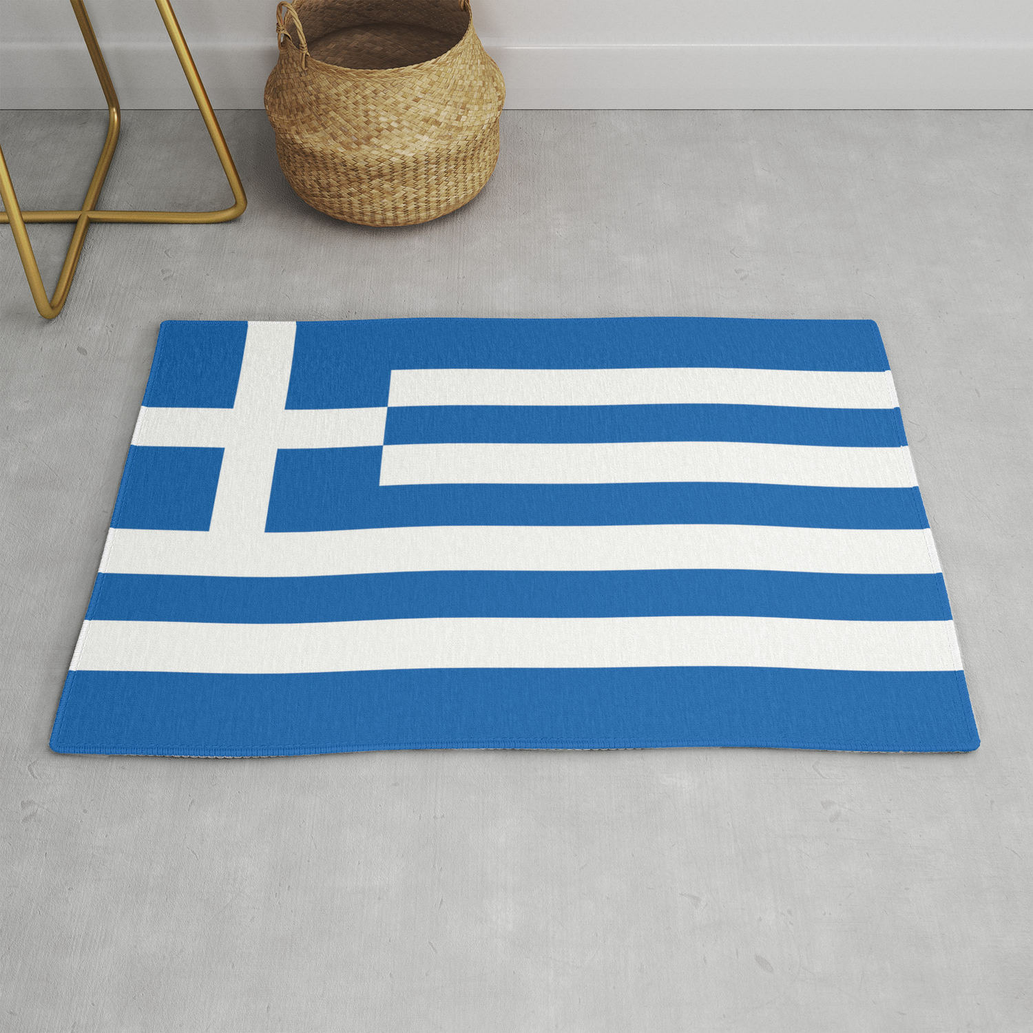 Greek Flag Rug By Brucestanfield Society6