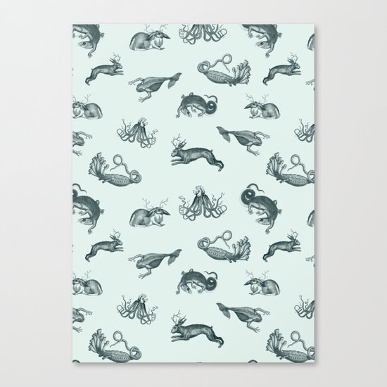 ephemera zoo Canvas Print