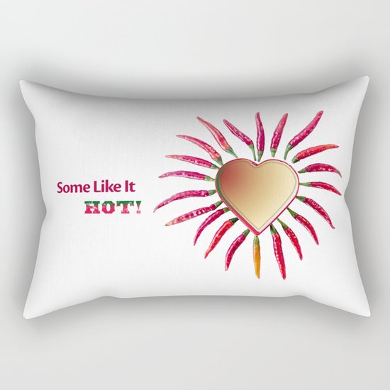 Some Like It Hot! Rectangular Pillow