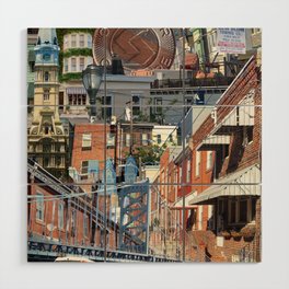 CITY OF BROTHERLY LOVE Wood Wall Art