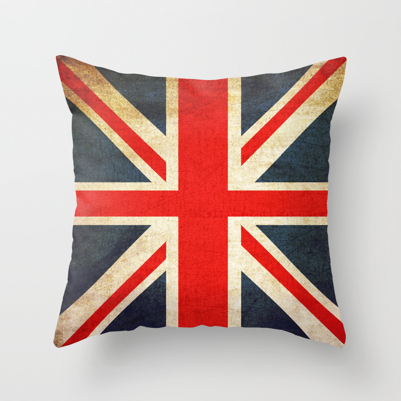 Vintage Union Jack British Flag Throw Pillow By Mesutok Society6