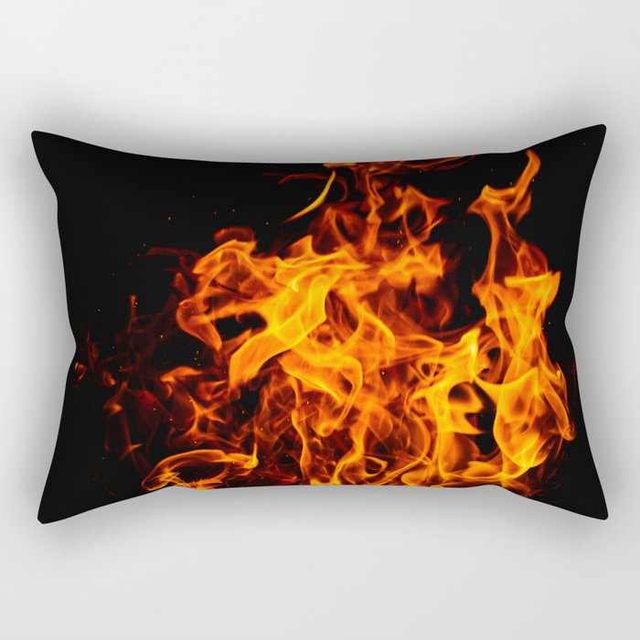 Flame of campfire Rectangular Pillow
