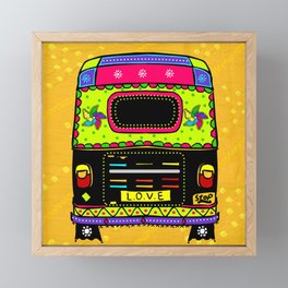 Auto Rickshaw Framed Mini Art Print
