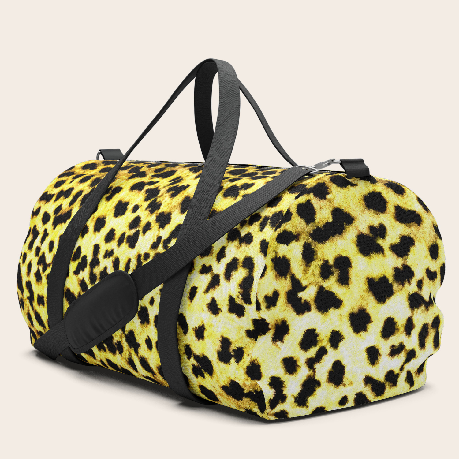 Leopard Print Animal Wallpaper Duffle Bag By Wackyworkshop Society6