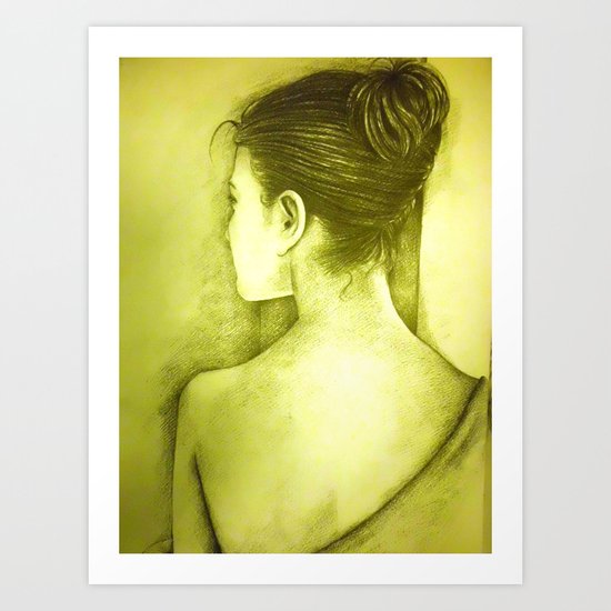 BEHIND Art Print