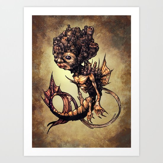 SEAHORSE Art Print