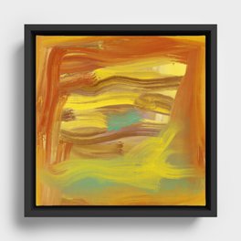 Abstract Painting 13f.  Framed Canvas