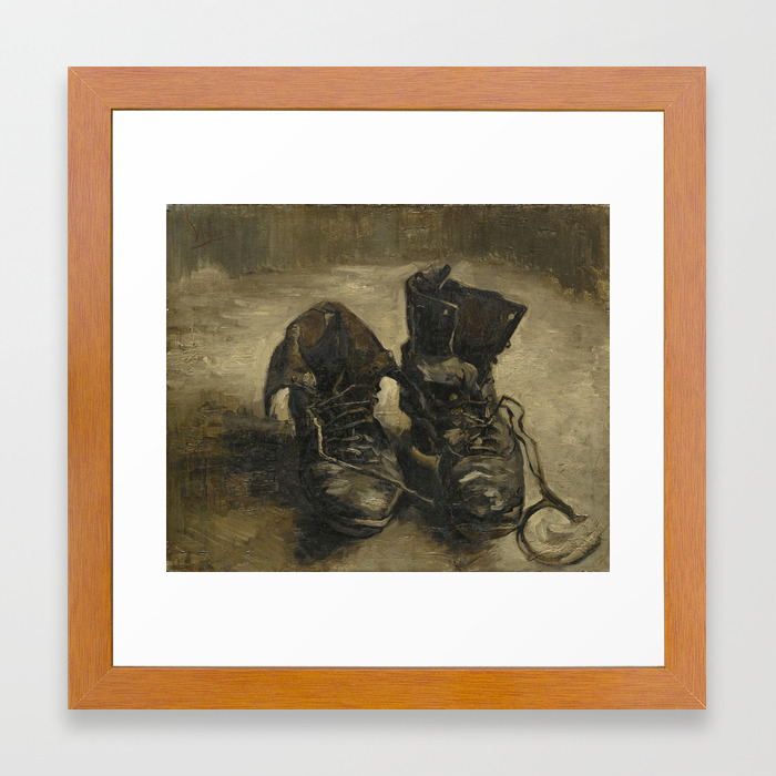 Vincent Van Gogh Boots Framed Art Print By Constantchaos Society6