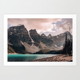moraine lake, banff, alberta, canada, nature photography art print Art Print
