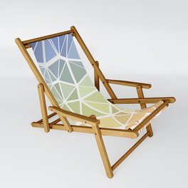 Colorful Boho Low Poly Gradient 2 Sling Chair