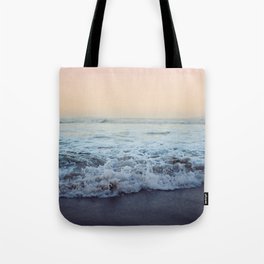 Crash into Me Tote Bag | Sunset, Wanderlust, Sail, Water, Coastal, Photo, Beach, Swim, Waves, Coast 