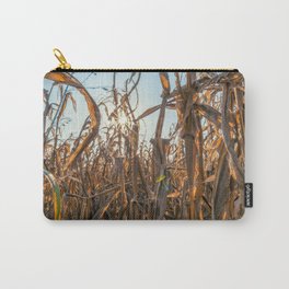 Corn field at sunset in the countryside of Lomellina Carry-All Pouch | Sunset, Countryside, Autumn, Ticino, Cornfield, Photo, Corn, Canal, Poriver, Corncob 