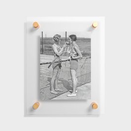 Tennis Players  Floating Acrylic Print