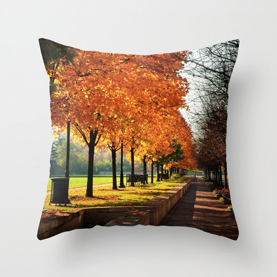 Urban Fall Throw Pillow