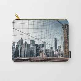 Brooklyn Bridge and Manhattan skyline in New York City Carry-All Pouch