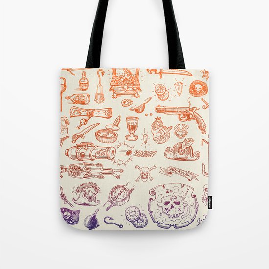all hands on deck Tote Bag
