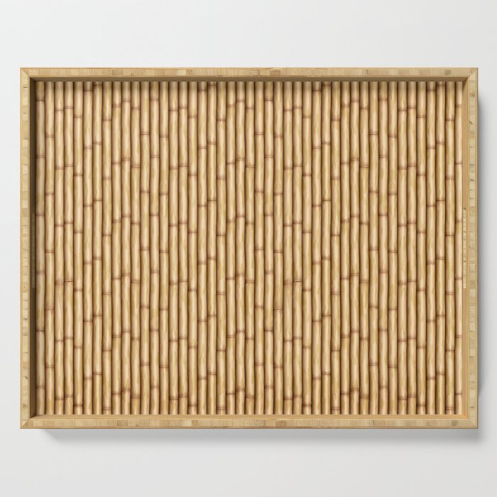 Bamboo  Screen Serving Tray