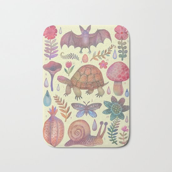Et coloris natura VII Bath Mat